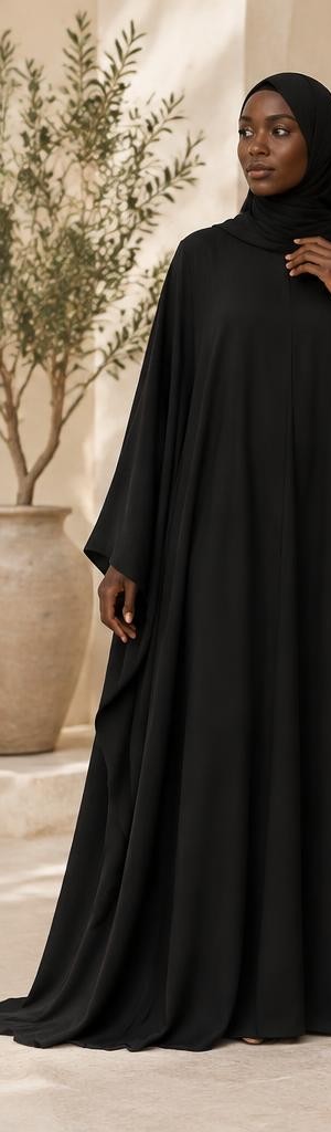 Classic Black Abaya